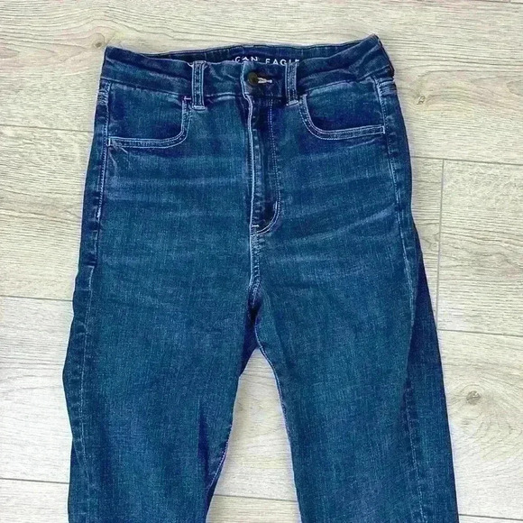 American Eagle Curvy Super Hi-Rise Jegging Size 6 Long - Picture 3 of 11